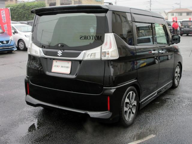 ソリオバンディット ハイブリッドＭＶ　修復歴無し　ナビ　フルセグＴＶ　ブルートゥース対応　全方位モニター　ＥＴＣ　両側電動スライドドア　スマートキー　ＬＥＤヘッドライト　シートヒーター　アイドリングストップ　ローダウン／車高調（15枚目）