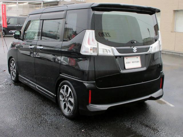 ソリオバンディット ハイブリッドＭＶ　修復歴無し　ナビ　フルセグＴＶ　ブルートゥース対応　全方位モニター　ＥＴＣ　両側電動スライドドア　スマートキー　ＬＥＤヘッドライト　シートヒーター　アイドリングストップ　ローダウン／車高調（17枚目）