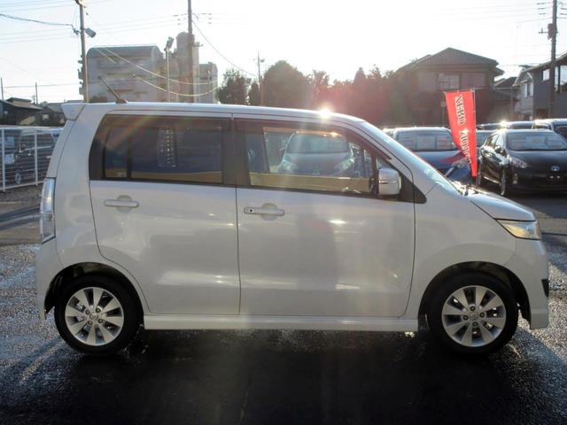 ワゴンRスティングレー T ターボ HDDナビ TV DVD再生 ETC HID パドルシフト 電動格納ミラー(8枚目)