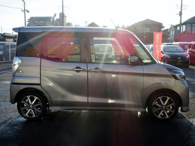 デイズルークス ハイウェイスター　Ｇターボ　ブレーキサポート　後期　修復歴無し　ナビ　フルセグＴＶ　ブルートゥース対応　アラウンドビューモニター　ＬＥＤヘッドライト　両側電動スライドドア　後席サーキュレーター　クルーズコントロール　ＥＴＣ（7枚目）