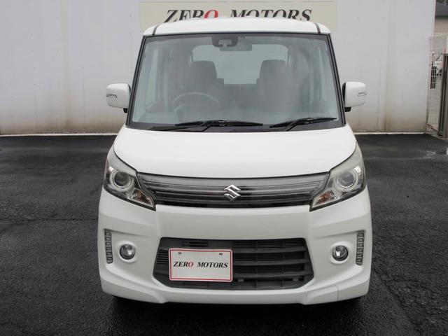 スペーシアカスタム ＸＳリミテッド　ブレーキサポート　ナビ　フルセグＴＶ　ブルートゥース対応　ＨＩＤ　両側電動スライドドア　ハーフレザーシート　左右シートヒーター　横滑り防止装置　スマートキー　アイドリングストップ（3枚目）