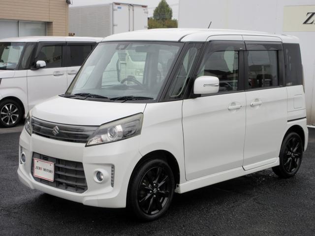 スペーシアカスタム ＸＳリミテッド　ブレーキサポート　ナビ　フルセグＴＶ　ブルートゥース対応　ＨＩＤ　両側電動スライドドア　ハーフレザーシート　左右シートヒーター　横滑り防止装置　スマートキー　アイドリングストップ（13枚目）