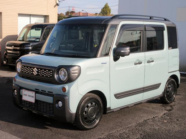 スペーシアギア ハイブリッドＸＺ　ターボ　デュアルカメラブレーキサポート　４ＷＤ　８インチナビ　フルセグＴＶ　ブルートゥース対応　全方位モニター　ＬＥＤライト　両側電動スライドドア　シートヒーター　アダプティブクルーズコントロール　ＥＴＣ（13枚目）