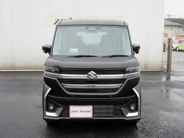 スペーシアカスタム ハイブリッドＸＳ　デュアルセンサーブレーキサポートＩＩ　４ＷＤ　現行モデル　９インチナビ　フルセグＴＶ　ブルートゥース対応　全方位モニター　アップルカープレイ　アダプティブクルーズコントロール　ハーフレザーシート（3枚目）