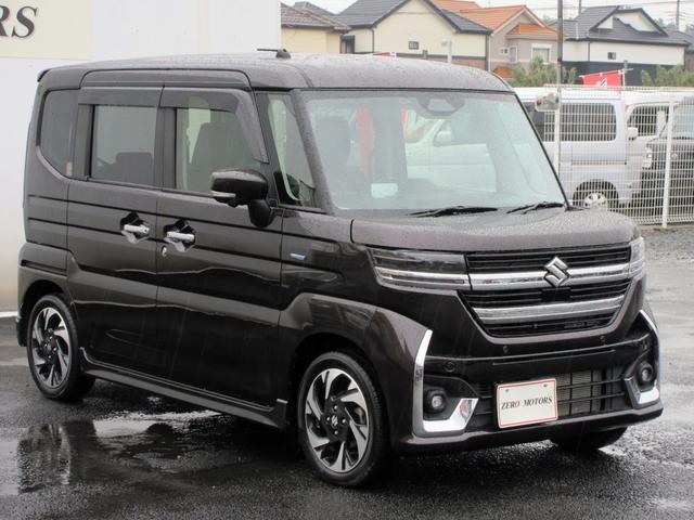 スペーシアカスタム ハイブリッドＸＳ　デュアルセンサーブレーキサポートＩＩ　４ＷＤ　現行モデル　９インチナビ　フルセグＴＶ　ブルートゥース対応　全方位モニター　アップルカープレイ　アダプティブクルーズコントロール　ハーフレザーシート（11枚目）