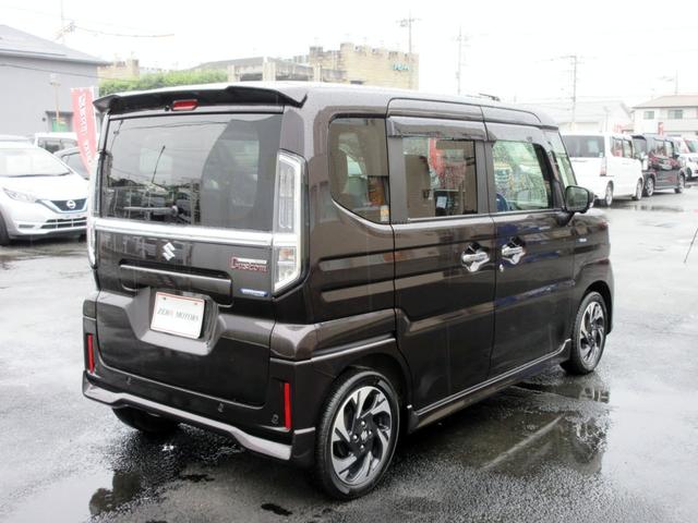 スペーシアカスタム ハイブリッドＸＳ　デュアルセンサーブレーキサポートＩＩ　４ＷＤ　現行モデル　９インチナビ　フルセグＴＶ　ブルートゥース対応　全方位モニター　アップルカープレイ　アダプティブクルーズコントロール　ハーフレザーシート（15枚目）