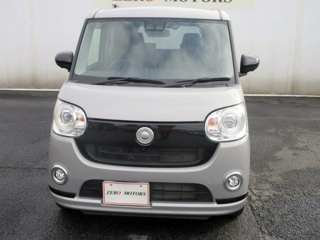 ムーヴキャンバス ＧブラックアクセントＶＳ　ＳＡＩＩＩ　ブレーキサポート　８インチナビ　フルセグＴＶ　ブルートゥース対応　ＤＶＤ再生　全方位カメラ　ドライブレコーダー　ＬＥＤヘッドライト　両側電動スライドドア　左右シートヒーター　スマートキー（3枚目）