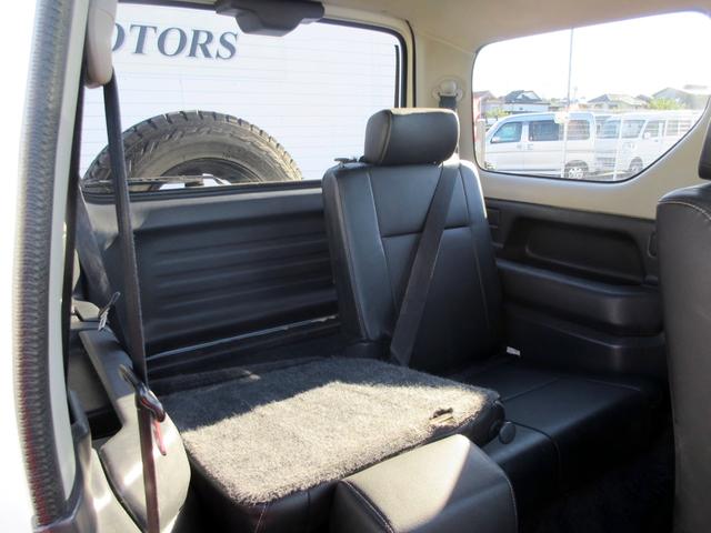 ジムニー クロスアドベンチャーＸＣ　ターボ　リフトアップ　フジツボマフラー　前後ショートバンパーエアロ　ナビ　ブルートゥース対応　ＤＶＤ再生　ＥＴＣ　キーレス　ハーフレザーシート　シートヒーター（45枚目）