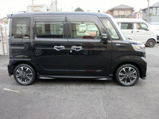 スペーシアカスタム ハイブリッドＸＳターボ　デュアルカメラブレーキサポート　９インチナビ　フルセグＴＶ　全方位カメラ　ＬＥＤヘッドライト　両側電動スライドドア　　アダプティブクルーズコントロール　パドルシフト　ＥＴＣ　ハーフレザーシート（7枚目）