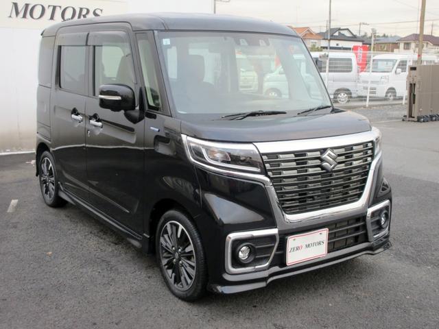 スペーシアカスタム ハイブリッドＸＳターボ　デュアルカメラブレーキサポート　９インチナビ　フルセグＴＶ　全方位カメラ　ＬＥＤヘッドライト　両側電動スライドドア　　アダプティブクルーズコントロール　パドルシフト　ＥＴＣ　ハーフレザーシート（11枚目）