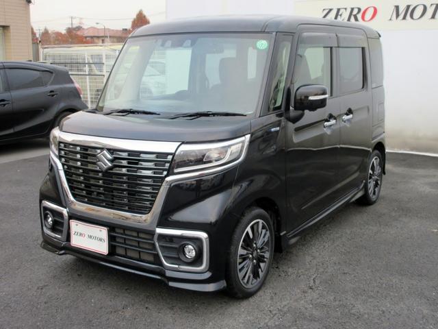 スペーシアカスタム ハイブリッドＸＳターボ　デュアルカメラブレーキサポート　９インチナビ　フルセグＴＶ　全方位カメラ　ＬＥＤヘッドライト　両側電動スライドドア　　アダプティブクルーズコントロール　パドルシフト　ＥＴＣ　ハーフレザーシート（13枚目）