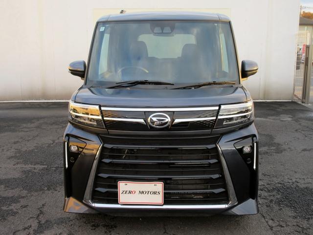 タント カスタムＲＳ　ターボ　ブレーキサポート　現行モデル　ナビ　フルセグＴＶ　ブルートゥース対応　バックカメラ　ＥＴＣ　両側電動スライドドア　ＬＥＤヘッドライト　スマートキー　ハーフレザーシート　横滑り防止装置（3枚目）