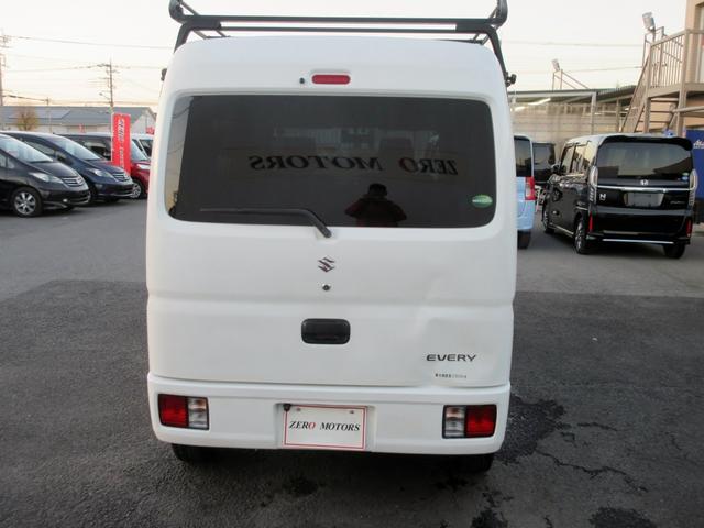 エブリイ ジョインターボ　ハイルーフ　修復歴無し　８インチナビ　フルセグＴＶ　ブルートゥース対応　バックカメラ　キーレス　パワーウィンドウ　電動格納ミラー　スライドドア　ドライブレコーダー　ルーフキャリア　積載量３５０ｋｇ（5枚目）