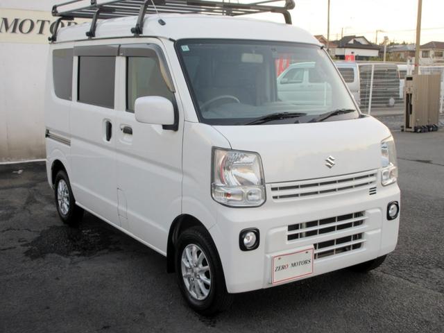 エブリイ ジョインターボ　ハイルーフ　修復歴無し　８インチナビ　フルセグＴＶ　ブルートゥース対応　バックカメラ　キーレス　パワーウィンドウ　電動格納ミラー　スライドドア　ドライブレコーダー　ルーフキャリア　積載量３５０ｋｇ（11枚目）