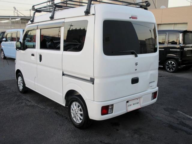 エブリイ ジョインターボ　ハイルーフ　修復歴無し　８インチナビ　フルセグＴＶ　ブルートゥース対応　バックカメラ　キーレス　パワーウィンドウ　電動格納ミラー　スライドドア　ドライブレコーダー　ルーフキャリア　積載量３５０ｋｇ（17枚目）