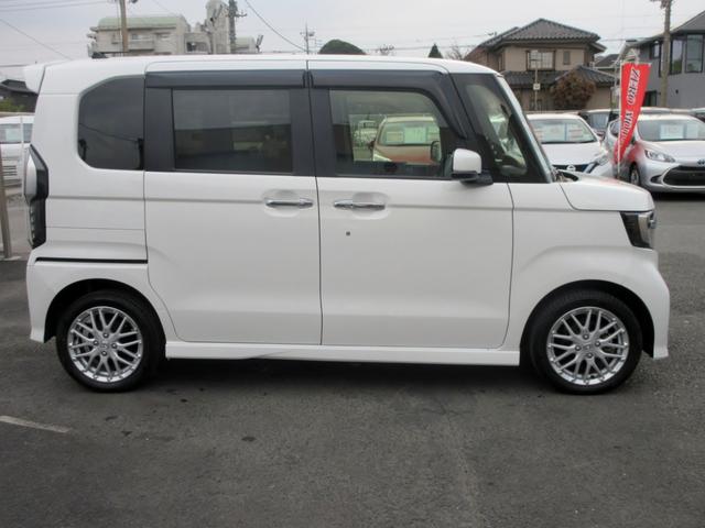 Ｎ－ＢＯＸカスタム Ｌターボ　４ＷＤ　後期ワンオーナー両側パワースライドドア　スマートキー　ナビ　Ｂｌｕｅｔｏｏｔｈ　ドラレコ　バックカメラ　ブレーキサポート　レーンキープアシスト　シートヒーター　アダクティブクルーズコントロール（7枚目）