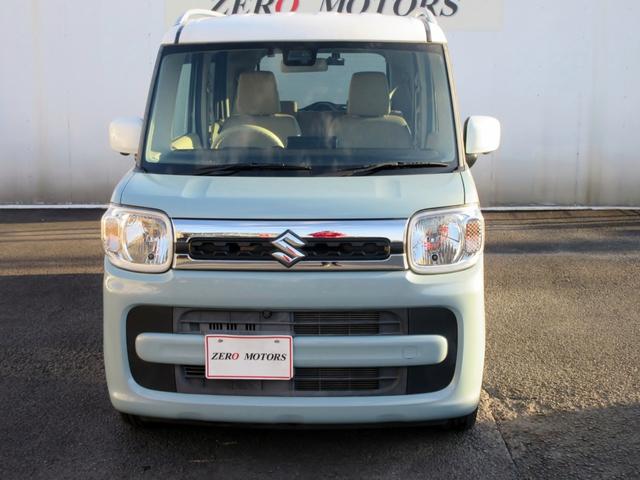 スペーシア ハイブリッドX 2トーンルーフパッケージ デュアルセンサーブレーキサポート ナビ フルセグTV 全方位カメラ ブルートゥース対応 両側電動スライドドア シートヒーター ルーフレール スマートキー ETC(3枚目)