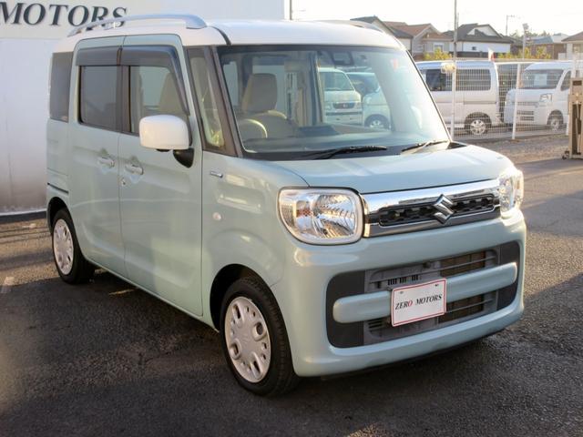 スペーシア ハイブリッドX 2トーンルーフパッケージ デュアルセンサーブレーキサポート ナビ フルセグTV 全方位カメラ ブルートゥース対応 両側電動スライドドア シートヒーター ルーフレール スマートキー ETC(11枚目)