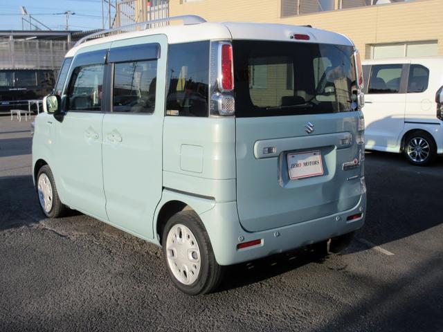 スペーシア ハイブリッドX 2トーンルーフパッケージ デュアルセンサーブレーキサポート ナビ フルセグTV 全方位カメラ ブルートゥース対応 両側電動スライドドア シートヒーター ルーフレール スマートキー ETC(17枚目)