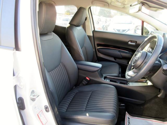 アクア Z ブレーキサポート 10.5ディスプレイオーディオ フルセグTV スマートキー LEDヘッドライト 左右シートヒーター ハーフレザーシート アダプティブクルーズコントロール クリアランスソナー ETC(27枚目)