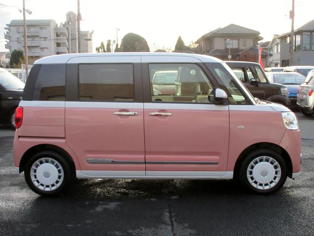 ムーヴキャンバス ストライプスGターボ ブレーキサポート 現行モデル 10インチナビ フルセグTV ブルートゥース対応 バックカメラ 前後ドライブレコーダー LEDヘッドライト 左右シートヒーター アダプティブクルーズコントロール ETC(7枚目)