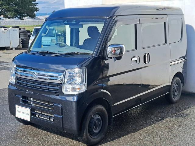 エブリイ ジョインターボ　４ＷＤ　ハイルーフ　車検２年付　４ＡＴ　ブレーキサポート　キーレスキー　パワーウィンドウ　ディスプレイオーディオ　Ｂｌｕｅｔｏｏｔｈ接続　電動格納ドアミラー　リアヒーター　オーバーヘッドコンソール（7枚目）