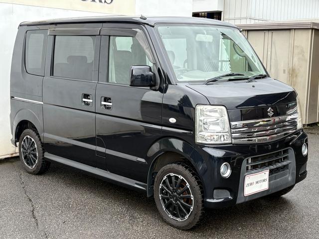 エブリイワゴン PZターボスペシャル 後期 車検2年付 両側パワースライドドア オートステップ ナビ(Bluetooth接続・フルセグテレビ・DVD再生・CD)バックカメラ ETC HIDライト キーレスキー アルミホイール リフトアップ(5枚目)