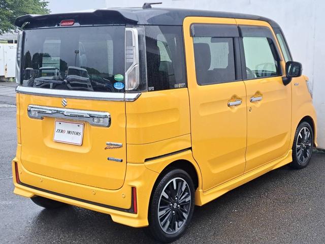 スペーシアカスタム ハイブリッドXSターボ 4WD ブレーキサポート ナビ テレビ バックカメラ ETC ドラレコ 両側パワースライドドア シートヒーター ハーフレザーシート LEDヘッドライト アルミホイール オートクルーズコントロール(17枚目)