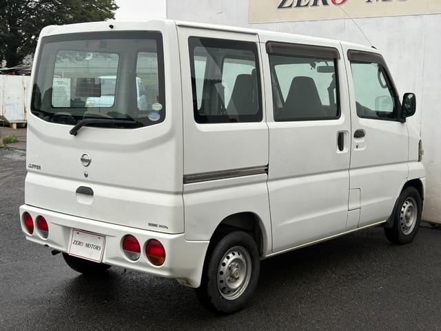 ＮＶ１００クリッパーバン ＤＸ　修復歴無　ラジオ　タイミングベルト交換済　フルフラット　ドアバイザー　ライトレベライザー　ＭＡＸ積載量３５０キロ　ＡＢＳ　エアコン　パワステ　Ｗエアバック（17枚目）