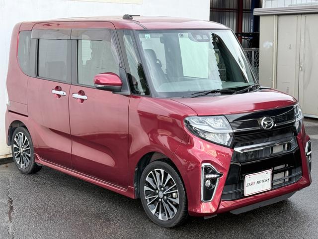 タント カスタムＲＳ　ターボ　ブレーキサポート　ナビ（テレビ・ＤＶＤ再生・ＣＤ）ＥＴＣ　前後ドライブレコーダー　バックカメラ　両側電動スライドドア　レーンキープアシスト　アルミホイール　ドアバイザー　ＬＥＤヘッドライト（5枚目）