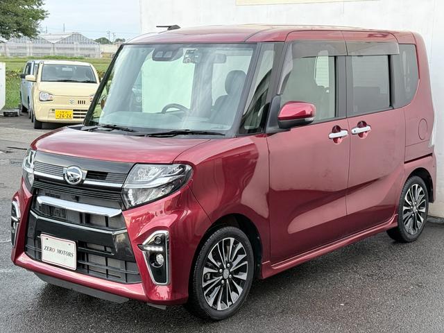 タント カスタムＲＳ　ターボ　ブレーキサポート　ナビ（テレビ・ＤＶＤ再生・ＣＤ）ＥＴＣ　前後ドライブレコーダー　バックカメラ　両側電動スライドドア　レーンキープアシスト　アルミホイール　ドアバイザー　ＬＥＤヘッドライト（7枚目）