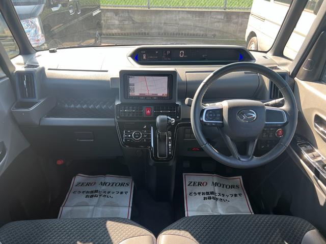 タント カスタムＲＳ　ターボ　ブレーキサポート　ナビ（テレビ・ＤＶＤ再生・ＣＤ）ＥＴＣ　前後ドライブレコーダー　バックカメラ　両側電動スライドドア　レーンキープアシスト　アルミホイール　ドアバイザー　ＬＥＤヘッドライト（25枚目）