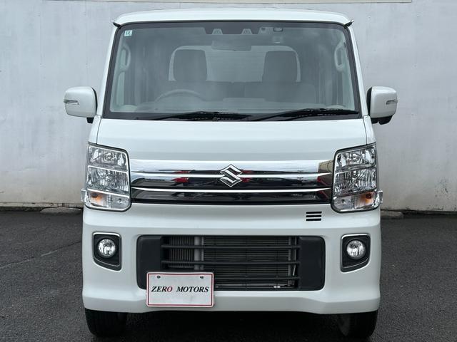 エブリイワゴン ＰＺターボスペシャル　４ＷＤ　ブレーキサポート　ナビ（テレビ・ＤＶＤ再生・ＣＤ）前後ドライブレコーダー　ＥＴＣ　両側電動スライドドア　シートヒーター　障害物センサー　レーンキープアシスト　オートステップ　アルミホイール（3枚目）