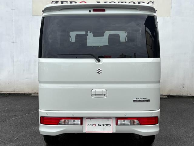 エブリイワゴン ＰＺターボスペシャル　４ＷＤ　ブレーキサポート　ナビ（テレビ・ＤＶＤ再生・ＣＤ）前後ドライブレコーダー　ＥＴＣ　両側電動スライドドア　シートヒーター　障害物センサー　レーンキープアシスト　オートステップ　アルミホイール（13枚目）