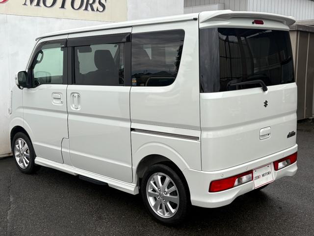 エブリイワゴン ＰＺターボスペシャル　４ＷＤ　ブレーキサポート　ナビ（テレビ・ＤＶＤ再生・ＣＤ）前後ドライブレコーダー　ＥＴＣ　両側電動スライドドア　シートヒーター　障害物センサー　レーンキープアシスト　オートステップ　アルミホイール（15枚目）