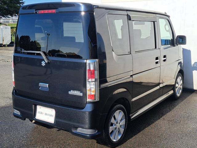 エブリイワゴン PZターボ 後期 車検2年付 CD MD ETC パワースライドドア アルミホイール フルフラット キーレスキー 盗難防止システム 電動格納ドアミラー オートエアコン パワステ パワーウインドウ HIDライト(17枚目)