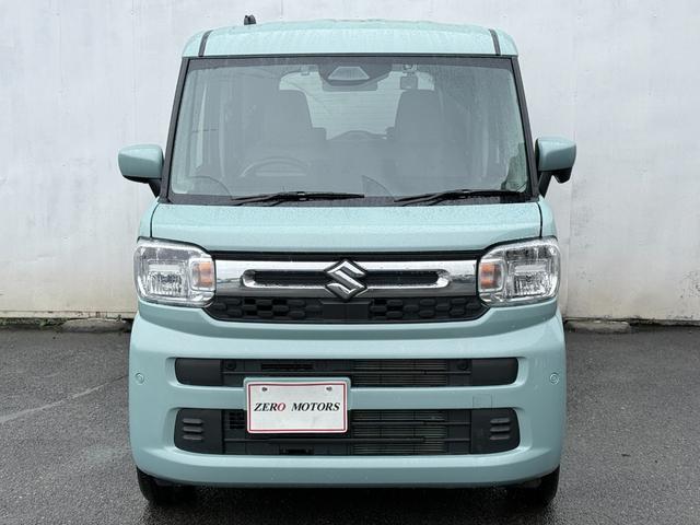 スペーシア ハイブリッドＧ　現行モデル　車検２年付　ブレーキサポート　ナビ（Ｂｌｕｅｔｏｏｔｈ接続・ＤＶＤ再生・ＣＤ）バックカメラ　ＥＴＣ　前後ドラレコ　ＬＥＤヘッドライト　障害物センサー　ドアバイザー　オートエアコン（3枚目）