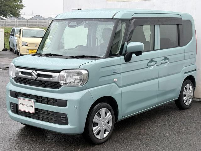 スペーシア ハイブリッドＧ　現行モデル　車検２年付　ブレーキサポート　ナビ（Ｂｌｕｅｔｏｏｔｈ接続・ＤＶＤ再生・ＣＤ）バックカメラ　ＥＴＣ　前後ドラレコ　ＬＥＤヘッドライト　障害物センサー　ドアバイザー　オートエアコン（7枚目）