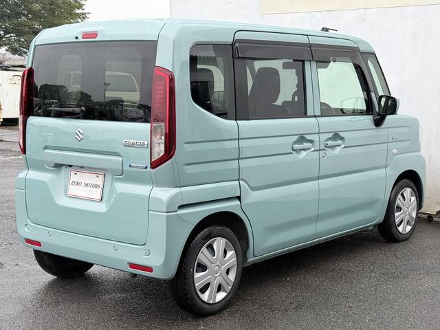 スペーシア ハイブリッドＧ　現行モデル　車検２年付　ブレーキサポート　ナビ（Ｂｌｕｅｔｏｏｔｈ接続・ＤＶＤ再生・ＣＤ）バックカメラ　ＥＴＣ　前後ドラレコ　ＬＥＤヘッドライト　障害物センサー　ドアバイザー　オートエアコン（17枚目）