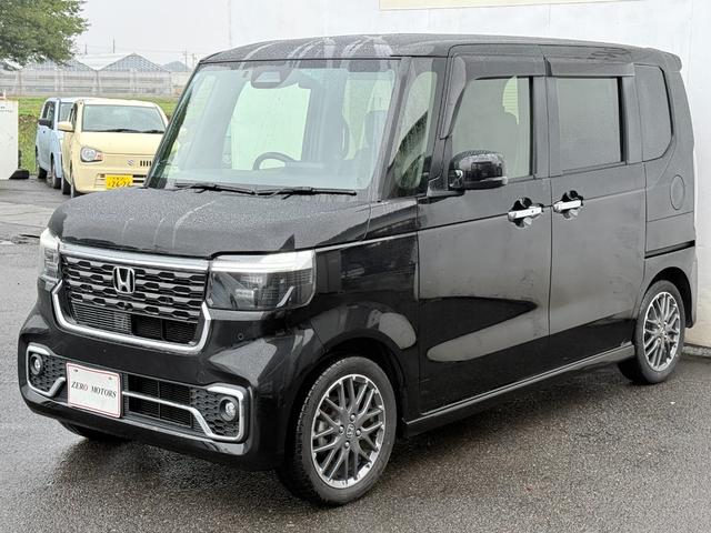 Ｎ－ＢＯＸカスタム ターボ　現行モデル　ブレーキサポート　８インチナビ（フルセグテレビ・Ｂｌｕｅｔｏｏｔｈ接続・ＵＳＢ）バックカメラ　ＥＴＣ　両側電動スライドドア　アダプティブクルーズコントロール　ブレーキホールド　ドアバイザー（7枚目）