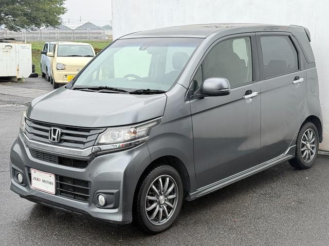 Ｎ－ＷＧＮカスタム Ｇ・ターボパッケージ　修復歴無　車検２年付　ブレーキサポート　ナビ（テレビ・Ｂｌｕｅｔｏｏｔｈ接続・ＤＶＤ再生・ＣＤ）バックカメラ　ＥＴＣ　オートクルーズコントロール　ハーフレザーシート　ＨＩＤライト　アルミホイール（7枚目）