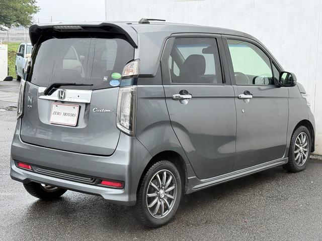 Ｎ－ＷＧＮカスタム Ｇ・ターボパッケージ　修復歴無　車検２年付　ブレーキサポート　ナビ（テレビ・Ｂｌｕｅｔｏｏｔｈ接続・ＤＶＤ再生・ＣＤ）バックカメラ　ＥＴＣ　オートクルーズコントロール　ハーフレザーシート　ＨＩＤライト　アルミホイール（17枚目）