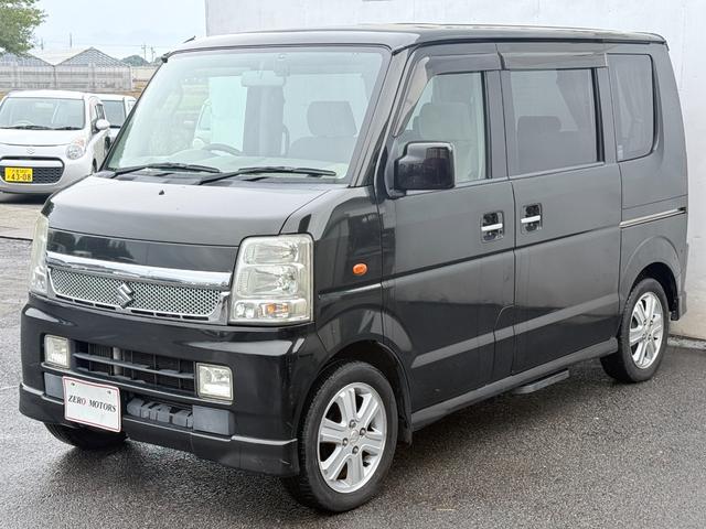 エブリイワゴン PZターボスペシャル 4WD 修復歴無 車検2年付 両側パワースライドドア オートステップ シートヒーター HIDライト ナビ テレビ DVD再生 CD ドライブレコーダー 電動格納ドアミラー キーレスキー アルミホイール(7枚目)