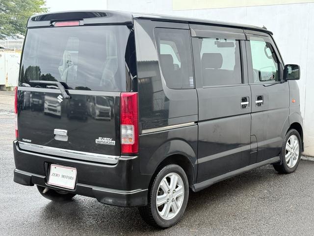 エブリイワゴン PZターボスペシャル 4WD 修復歴無 車検2年付 両側パワースライドドア オートステップ シートヒーター HIDライト ナビ テレビ DVD再生 CD ドライブレコーダー 電動格納ドアミラー キーレスキー アルミホイール(17枚目)