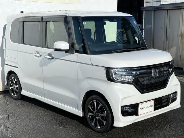 Ｎ－ＢＯＸカスタム Ｇ・Ｌホンダセンシング　修復歴無　ブレーキサポート　８インチナビ（フルセグテレビ・Ｂｌｕｅｔｏｏｔｈ接続・ＤＶＤ再生・ＣＤ）バックカメラ　前後ドラレコ　ＥＴＣ　両側電動スライドドア　アダプティブクルーズコントロール（5枚目）