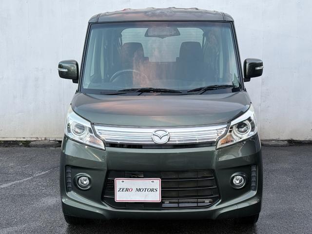 フレアワゴンカスタムスタイル ＸＴ　ターボ　４ＷＤ　車検２年付　ナビ（テレビ・Ｂｌｕｅｔｏｏｔｈ接続・ＡＵＸ接続）ＥＴＣ　前後ドライブレコーダー　両側電動スライドドア　アルミホイール　シートヒーター　ドアバイザー　電動格納ドアミラー（3枚目）