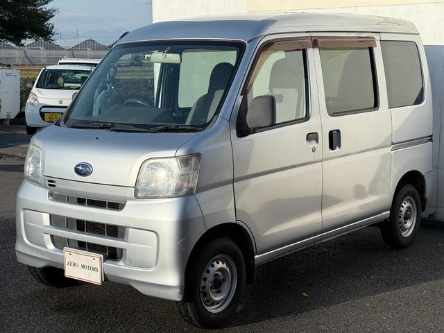 サンバーバン トランスポーター　ハイルーフ　車検２年付　ナビ　テレビ　ＣＤ　パワーウィンドウ　フルフラット　ＭＡＸ積載量３５０キロ　タイミングチェーン式　ドアバイザー　ライトレベライザー（7枚目）