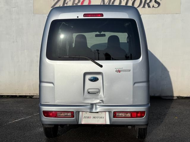 サンバーバン トランスポーター　ハイルーフ　車検２年付　ナビ　テレビ　ＣＤ　パワーウィンドウ　フルフラット　ＭＡＸ積載量３５０キロ　タイミングチェーン式　ドアバイザー　ライトレベライザー（13枚目）