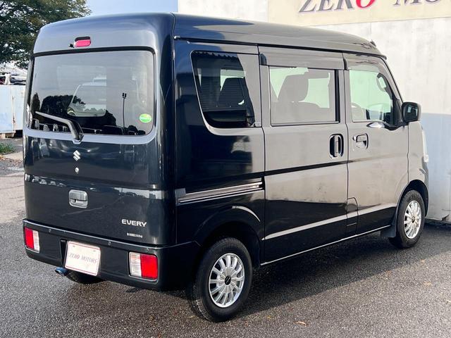 エブリイ ジョインターボ 4WD 修復歴無 車検2年付 ハイルーフ ブレーキサポート CD AUX接続 ETC オーバーヘッドコンソール アルミホイール レーンキープアシスト 障害物センサー ドアバイザー 電動格納ドアミラー(18枚目)