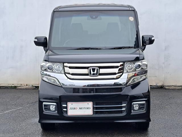 N-BOXカスタム G・ターボLパッケージ 後期 修復歴無 ブレーキサポート ナビ(テレビ・Bluetooth接続・CD)バックカメラ ETC 両側パワースライドドア オートクルーズコントロール アルミホイール ドアバイザー オートエアコン(3枚目)